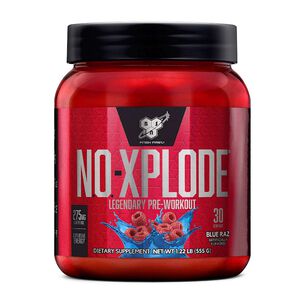 N.O.-XPLODE Legendary Pre-Workout - Blue Raz(30 Servings) | GNC